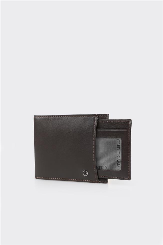 Kahve Deri Erkek Cüzdan