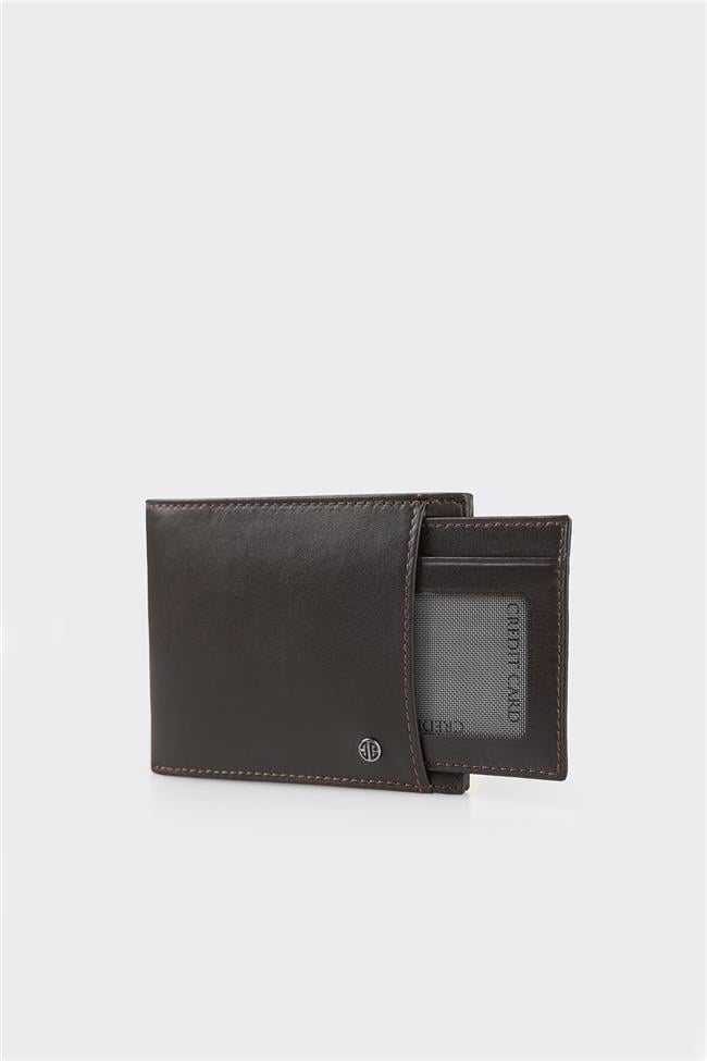 Kahve Deri Erkek Cüzdan