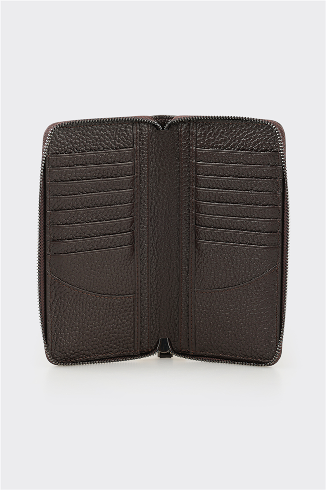 Kahve Deri Erkek El Çantası