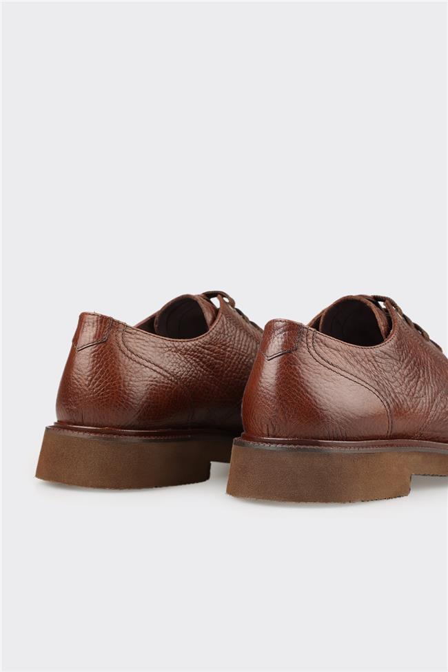 Kahve Deri Erkek Günlük Ayakkabı