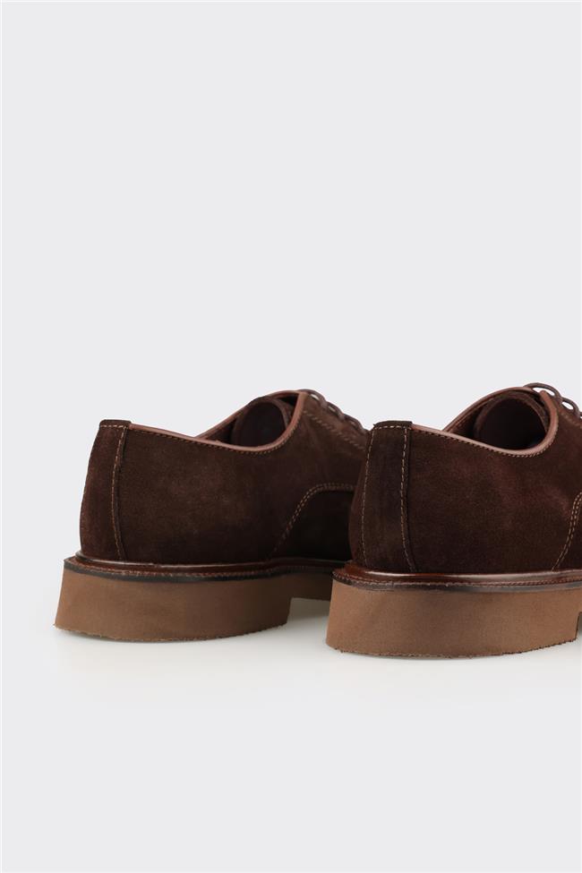 Kahve Deri Erkek Günlük Ayakkabı