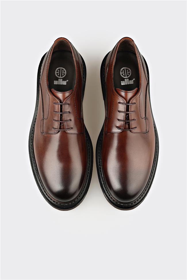 Kahve Deri Erkek Günlük Ayakkabı