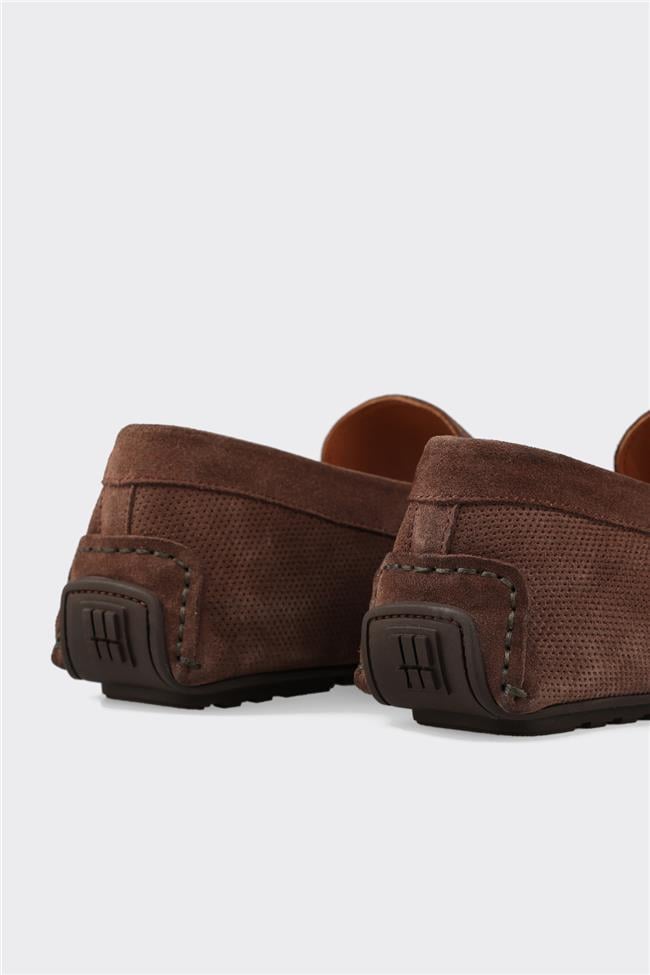 Kahve Deri Erkek Günlük Ayakkabı