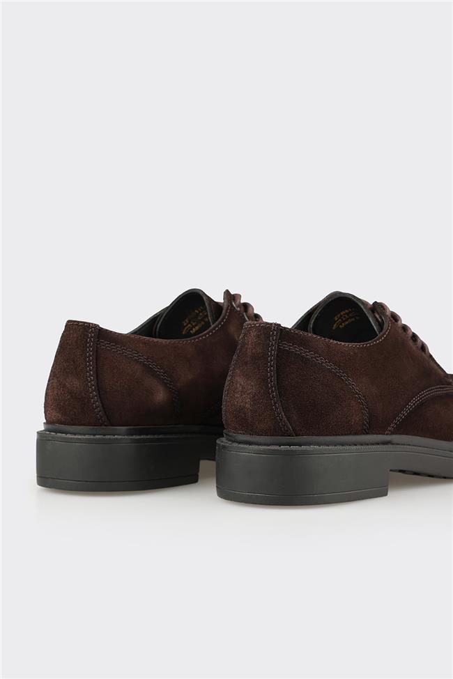 Kahve Deri Erkek Günlük Ayakkabı