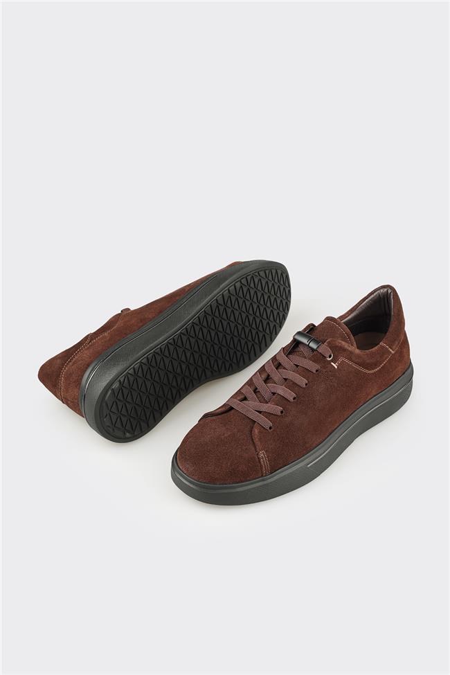 Kahve Deri Erkek Günlük Ayakkabı