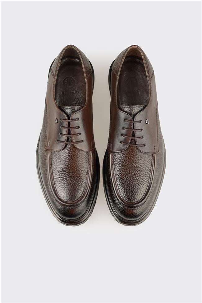 Kahve Deri Erkek Günlük Ayakkabı