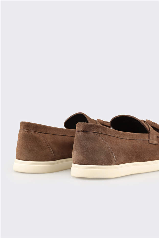 Kahve Deri Erkek Günlük Ayakkabı