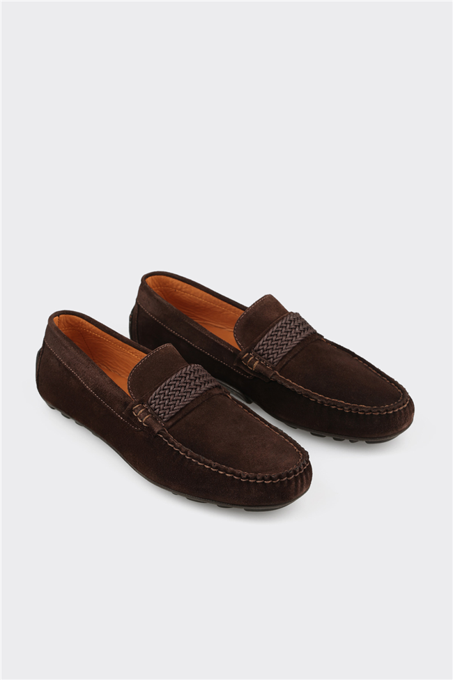 Kahve Deri Erkek Günlük Ayakkabı