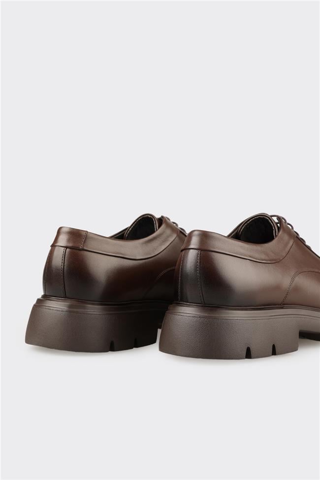 Kahve Deri Erkek Günlük Ayakkbı