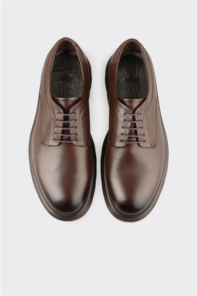 Kahve Deri Erkek Günlük Ayakkbı