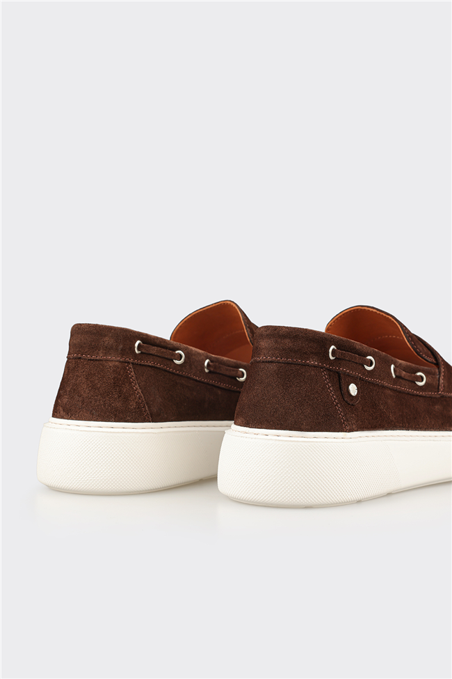 Kahve Deri Erkek Günlük Loafer