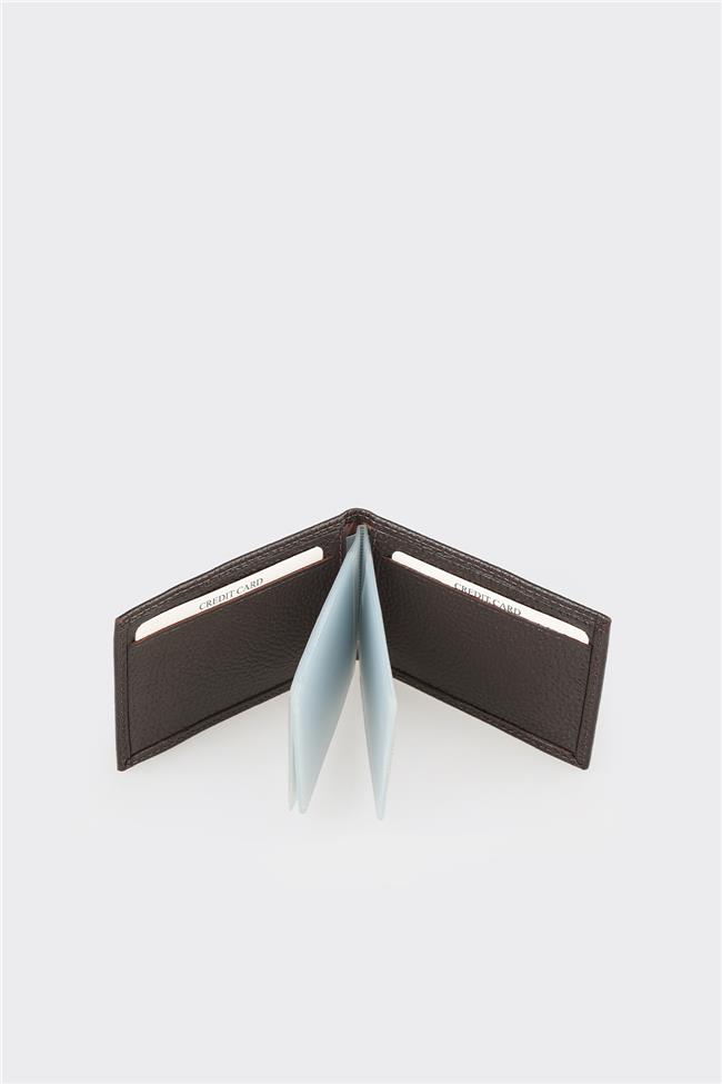 Kahve Deri Erkek Kartlık