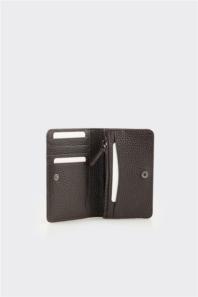 Kahve Deri Erkek Kartlık