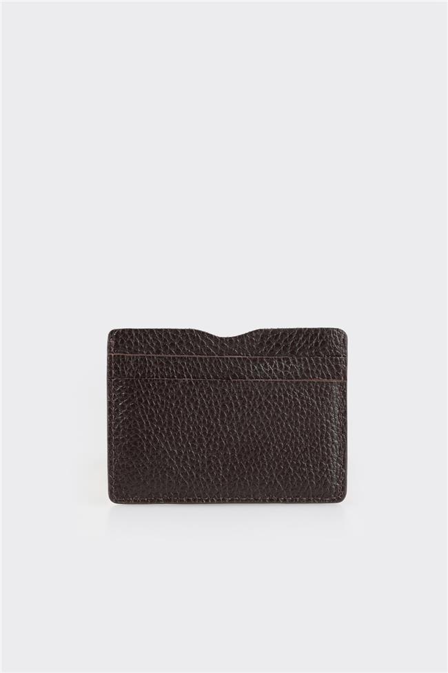 Kahve Deri Erkek Kartlık