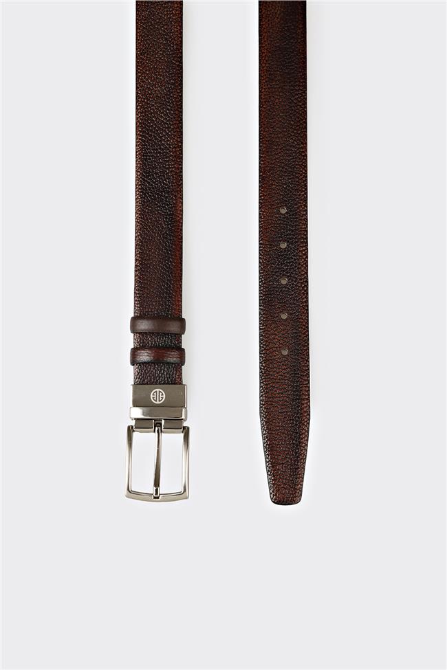 Kahve Deri Erkek Kemer