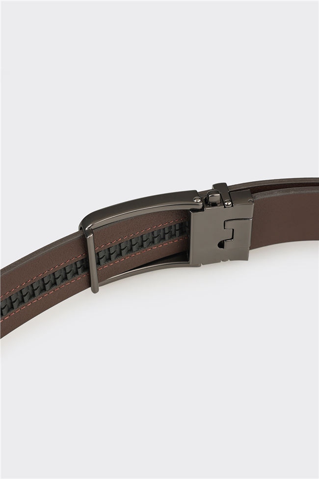 Kahve Deri Erkek Kemer