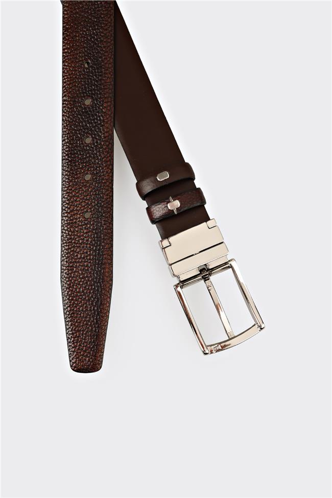 Kahve Deri Erkek Kemer