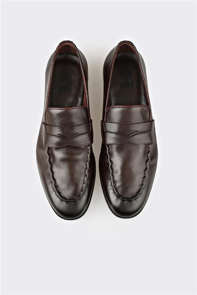 Kahve Deri Erkek Klasik Ayakkabı