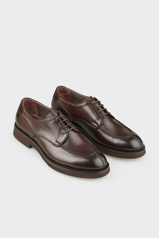 Kahve Deri Erkek Klasik Ayakkabı