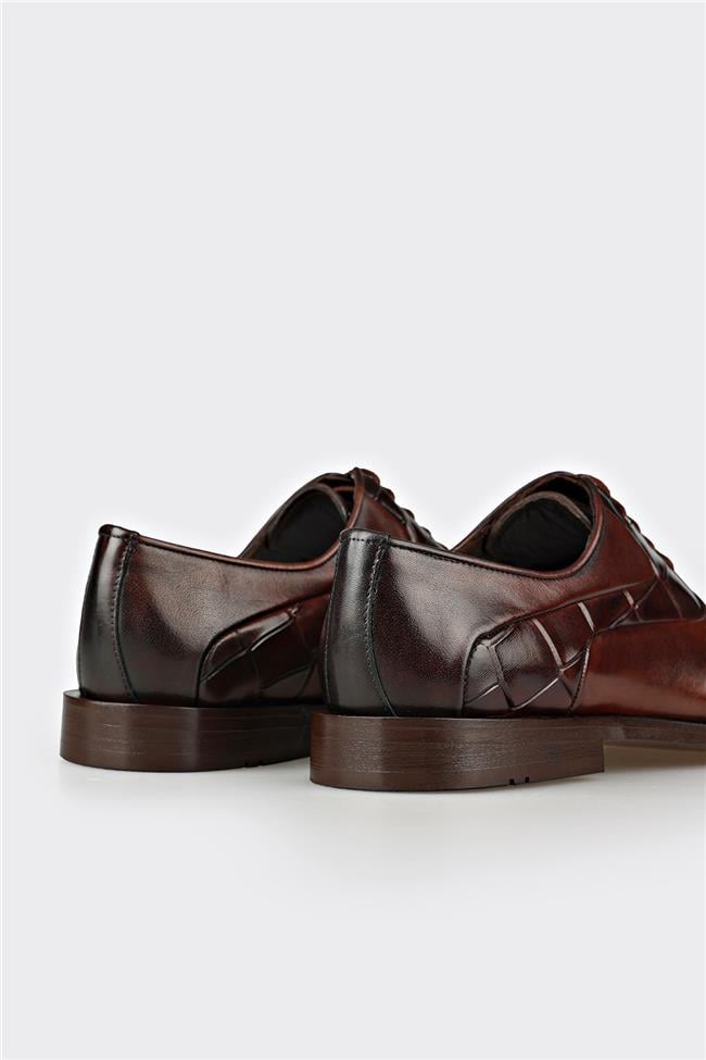 Kahve Deri Erkek Klasik Ayakkabı