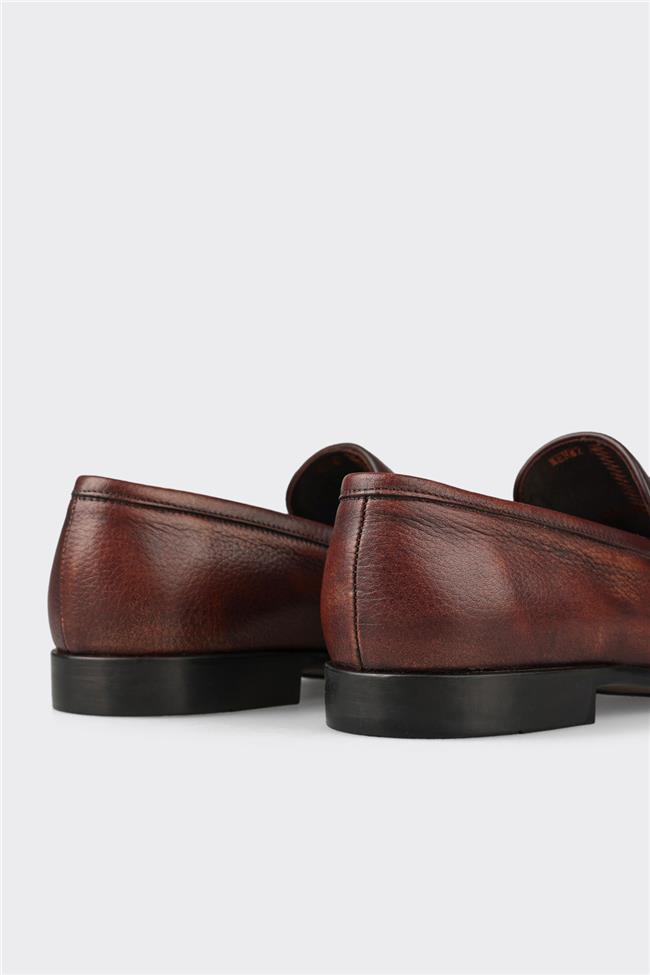 Kahve Deri Erkek Klasik Ayakkabı