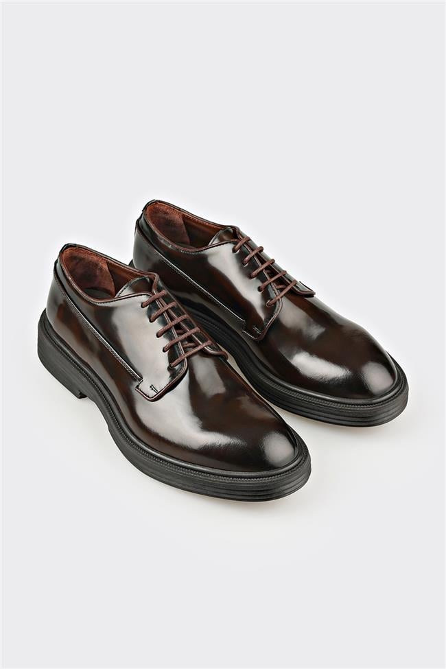 Kahve Deri Erkek Klasik Ayakkabı