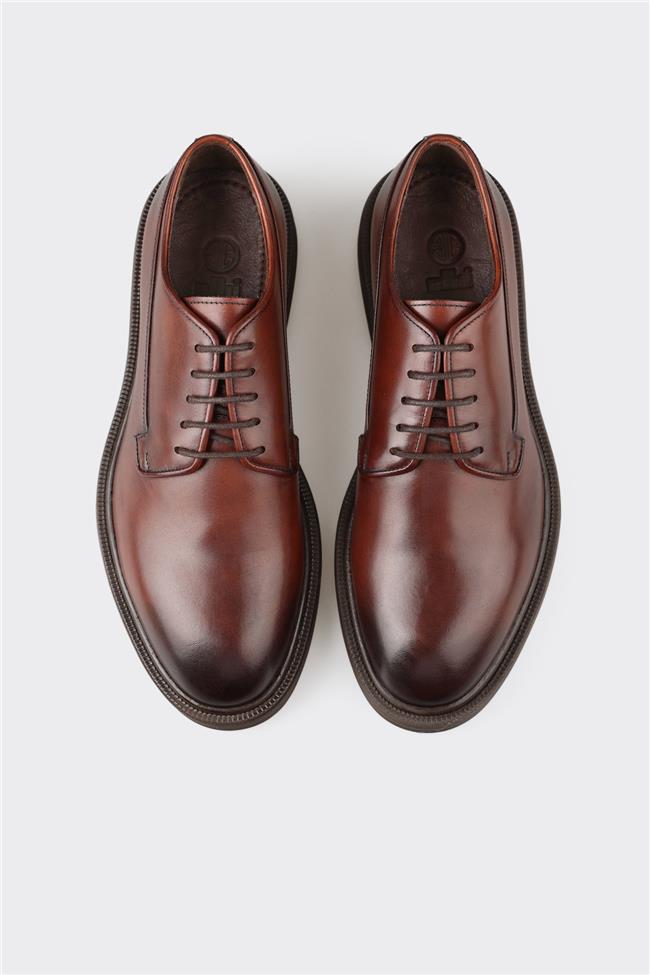 Kahve Deri Erkek Klasik Ayakkabı