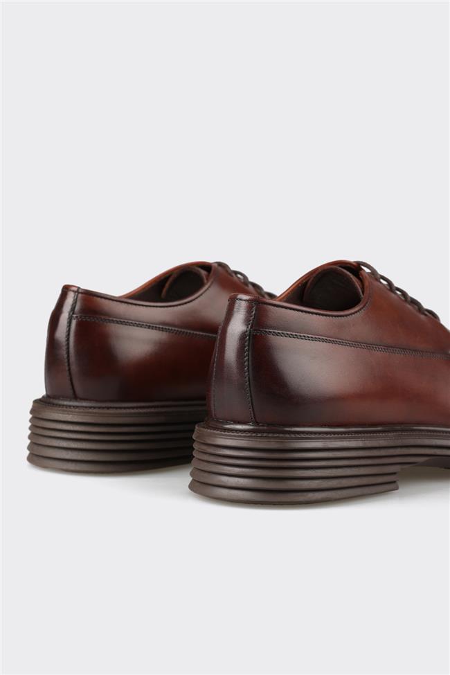 Kahve Deri Erkek Klasik Ayakkabı