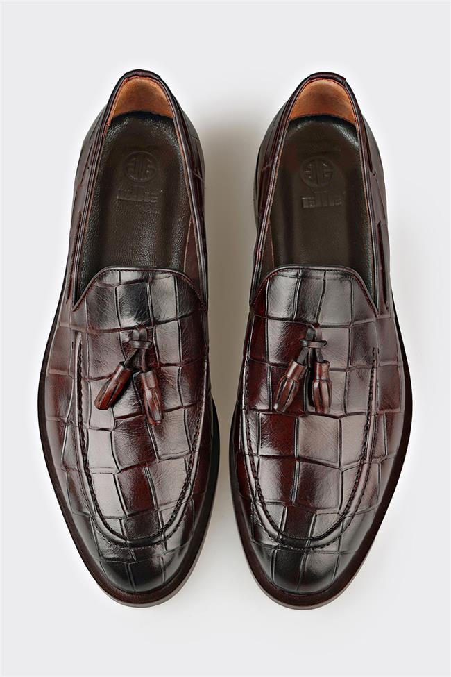 Kahve Deri Erkek Klasik Ayakkabı