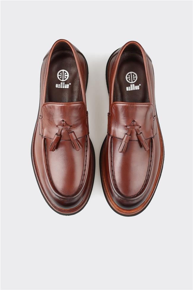 Kahve Deri Erkek Klasik Ayakkabı