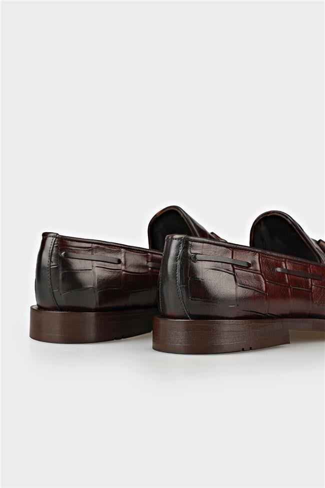 Kahve Deri Erkek Klasik Ayakkabı