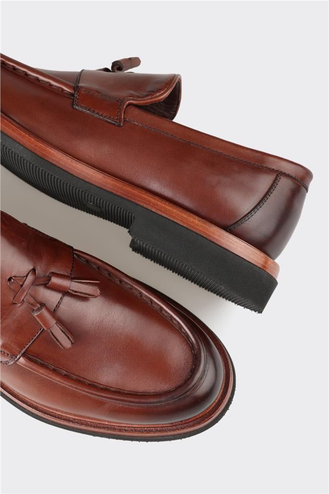 Kahve Deri Erkek Klasik Ayakkabı