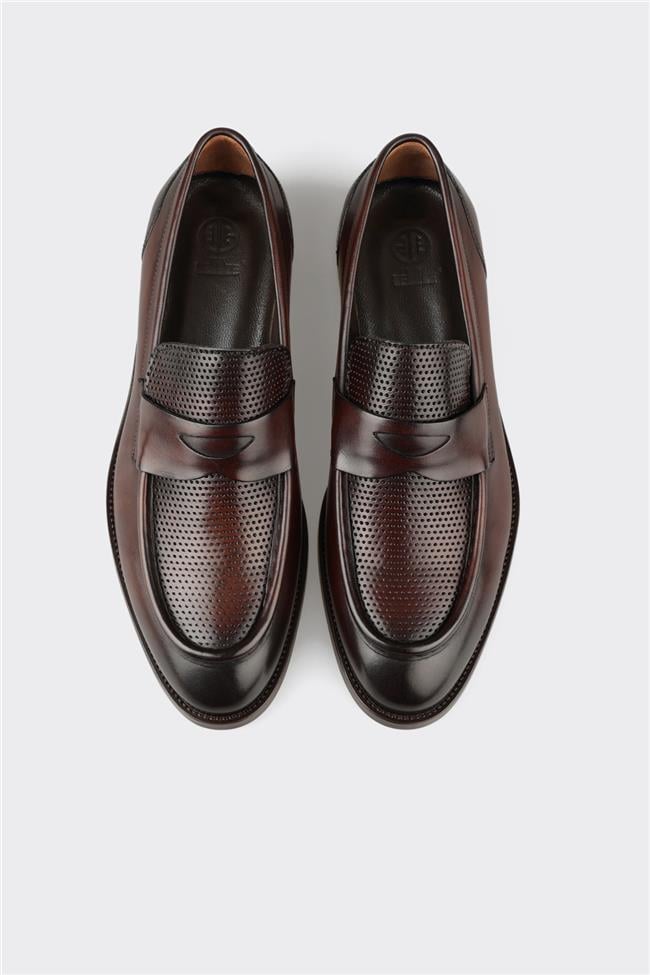 Kahve Deri Erkek Klasik Ayakkabı