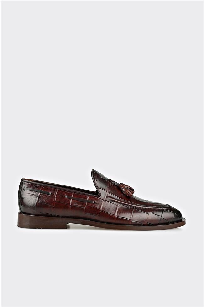 Kahve Deri Erkek Klasik Ayakkabı