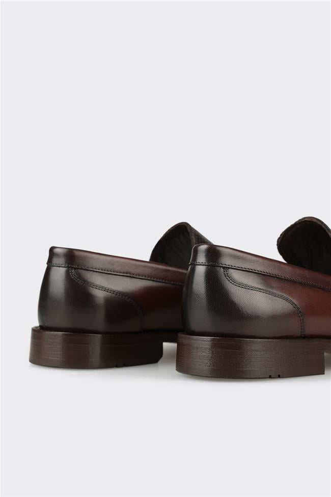 Kahve Deri Erkek Klasik Ayakkabı