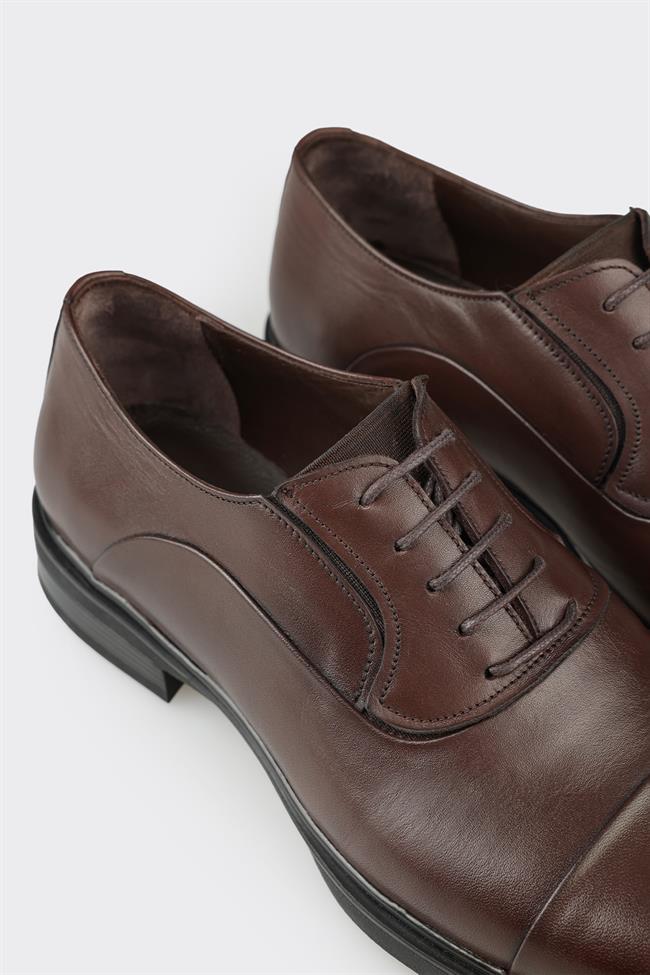 Kahve Deri Erkek Klasik Ayakkabı