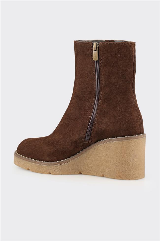 Kahve Deri Kadın Günlük Bot