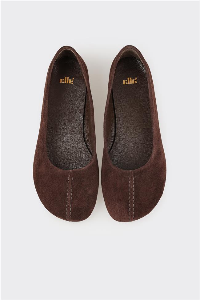 Kahve Deri Kadın Günlük Ayakkabı