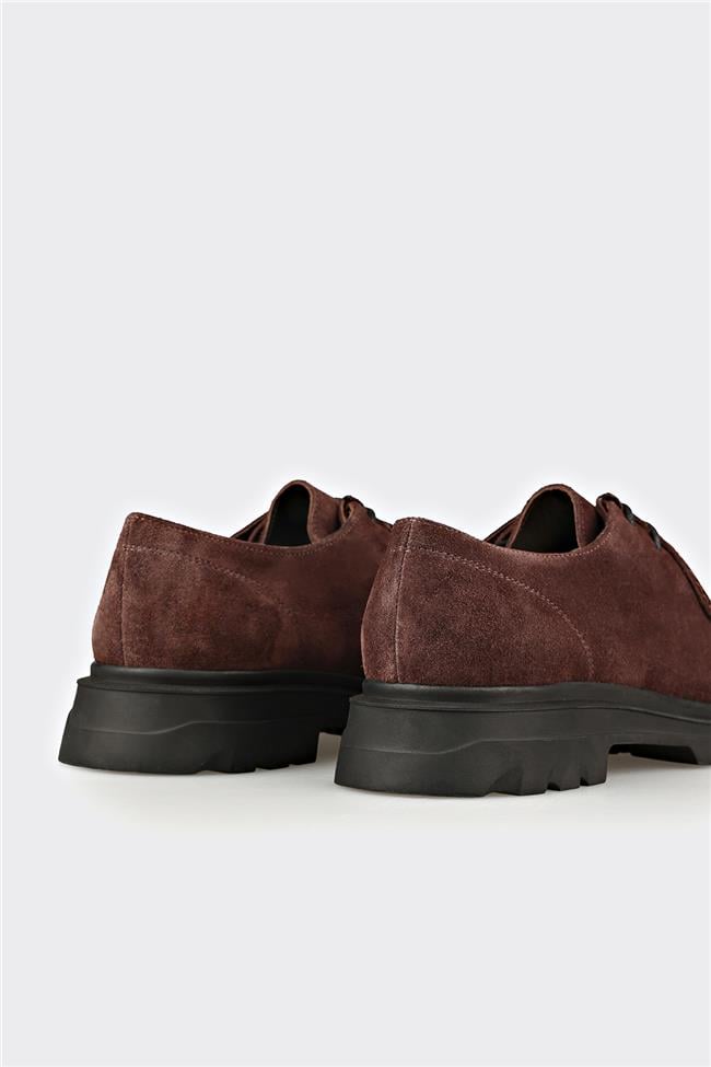 Kahve Deri Kadın Günlük Ayakkabı