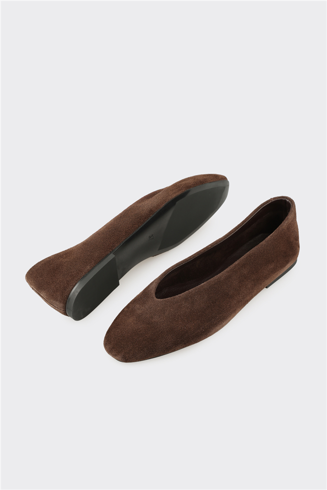 Kahve Deri Kadın Günlük Ayakkabı