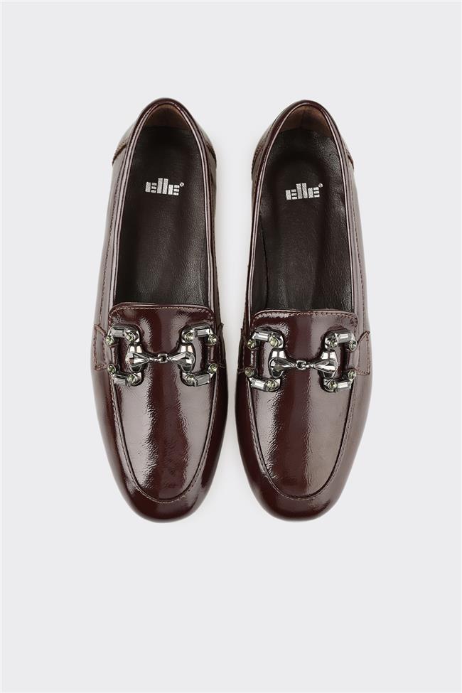 Kahve Deri Kadın Günlük Ayakkabı