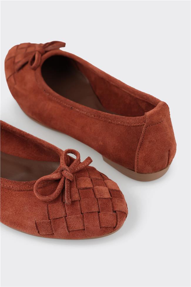 Kahve Deri Kadın Günlük Ayakkabı