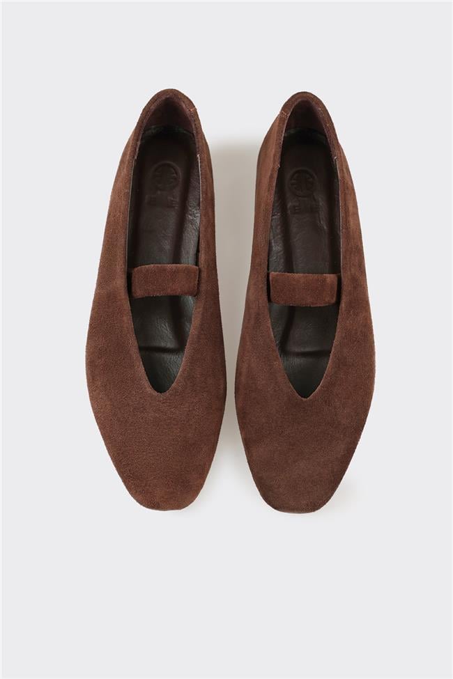 Kahve Deri Kadın Günlük Ayakkabı