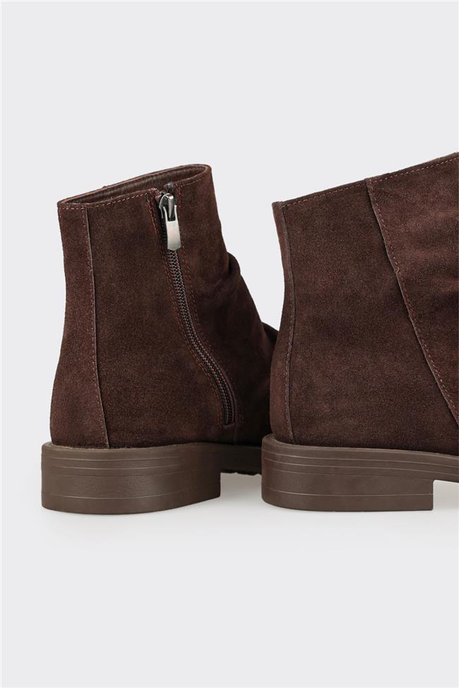 Kahve Deri Kadın Günlük Bot