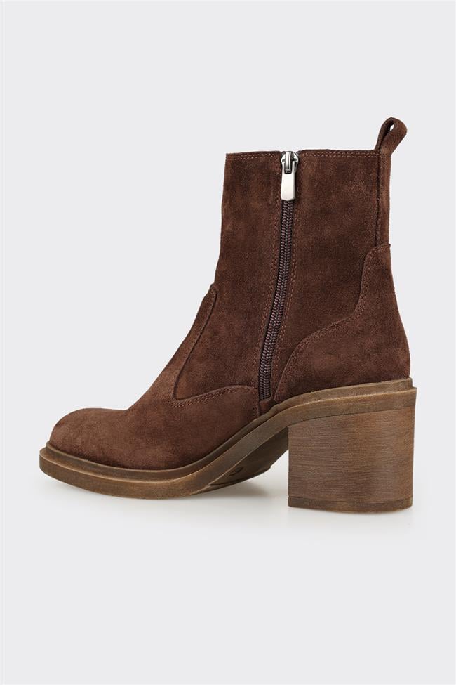 Kahve Deri Kadın Günlük Bot