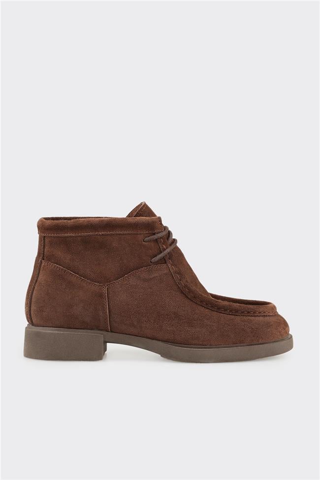 Kahve Deri Kadın Günlük Bot