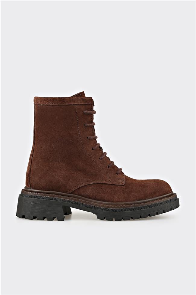 Kahve Deri Kadın Günlük Bot