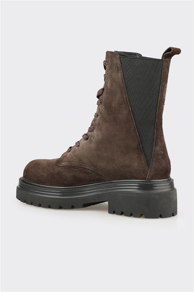 Kahve Deri Kadın Günlük Bot