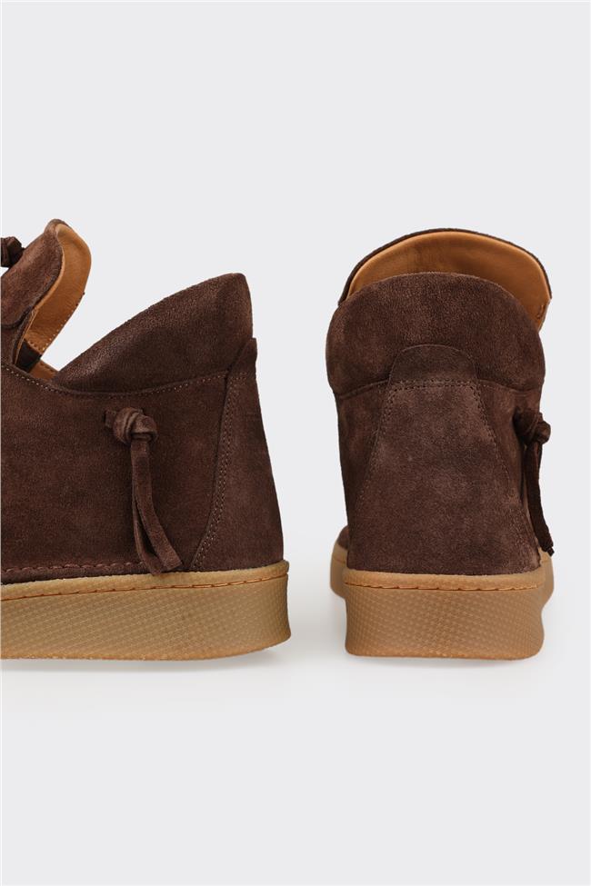 Kahve Deri Kadın Günlük Bot