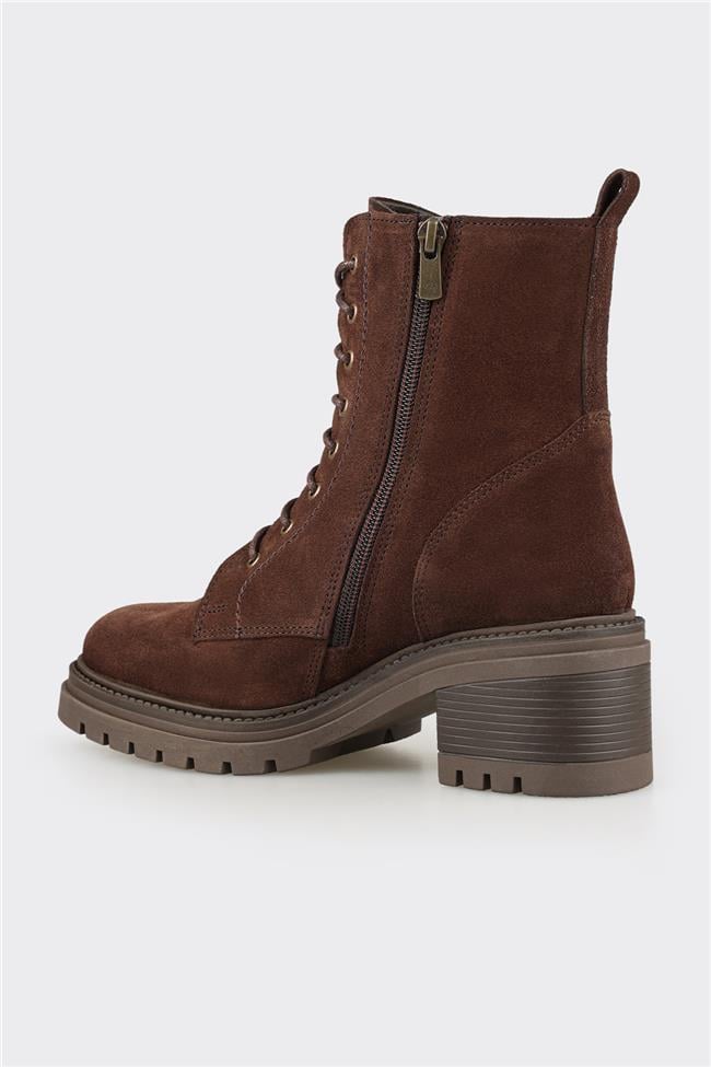 Kahve Deri Kadın Günlük Bot